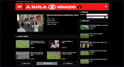 Desktop Screenshot of miragens.abola.pt